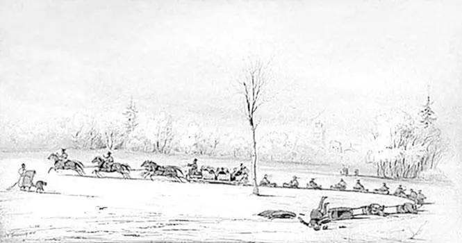 Чернышев А Ф Санная карусель 1848 г Удивительно постоянство в проведении - фото 40