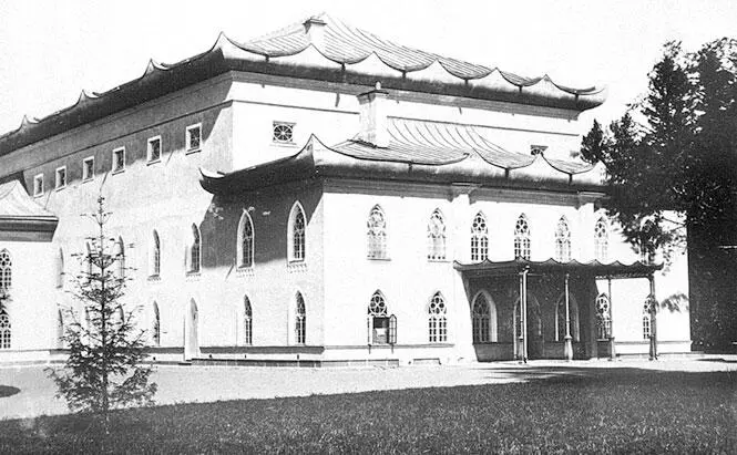 Металлический навес при входе в Китайский театр Фото 18801900е гг - фото 80
