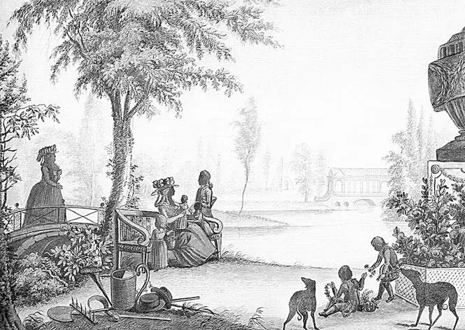 Сидо Ф Сцена в парке Ок 1785 г 202 Менелас А Рисунок фермы в - фото 88