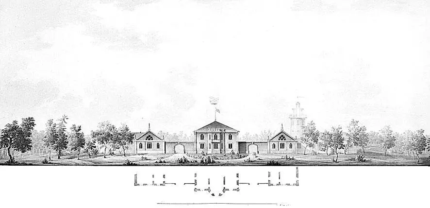 Менелас А Рисунок фермы в Александровском парке в Царском Селе 1818 г - фото 89