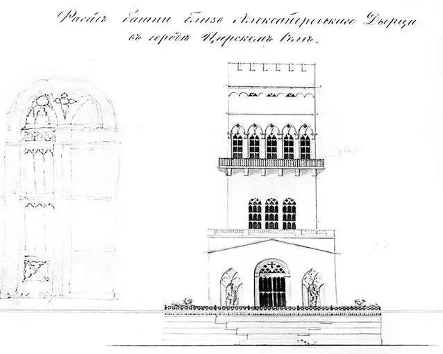 Фасад Белой башни 1820е гг Поэтажный план Белой башни Белая баш - фото 147