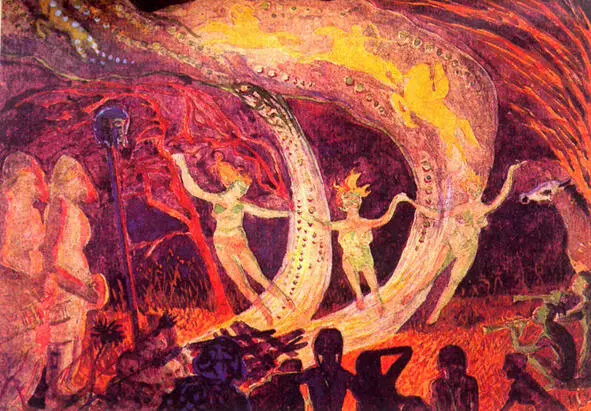 Скифская симфония Рисунок В Яна 1925 года вероятно восстановленная по - фото 13