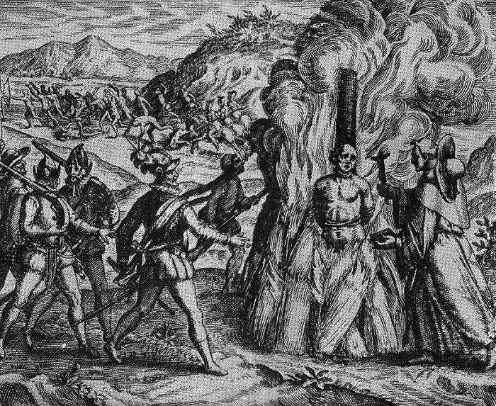 Казнь касика Хатуэя остров Куба 1512 г Полученных индейцев они - фото 21