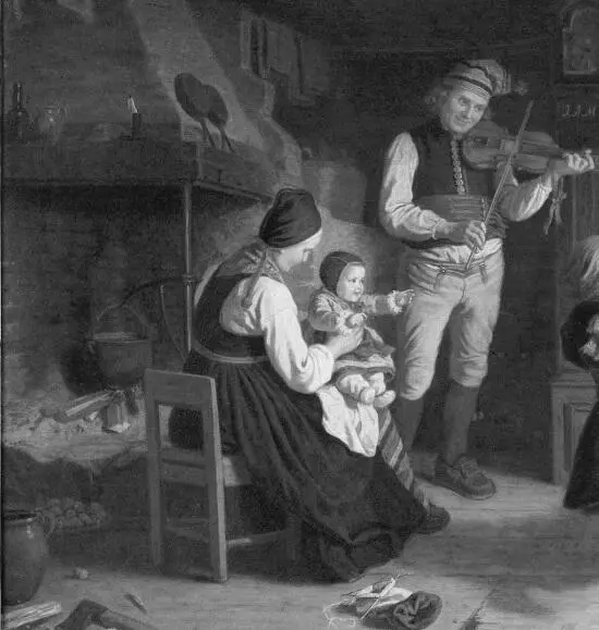 А Линдегрен Воскресный вечер в сельском доме 1860 Б М Кустодиев На - фото 35