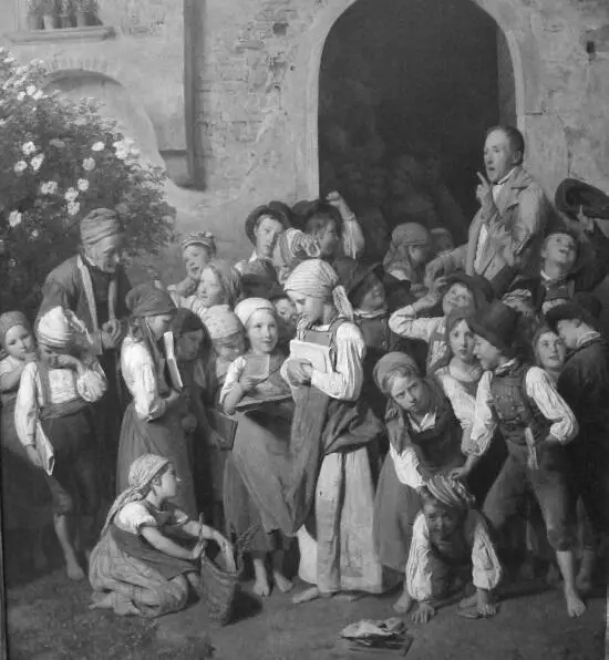 Ф Г Вальдмюллер После школы 1841 Пословицы о чести Красота без чести - фото 206