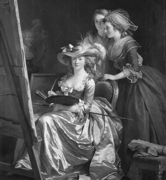 А ЛабильЖиар Автопортрет с двумя ученицами 1785 Великие предметы - фото 217