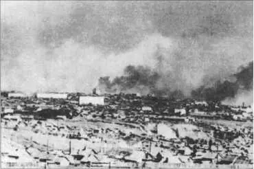 Сталинград горит немцы подступают к городу в сентябре 1942 г 6я армия - фото 152