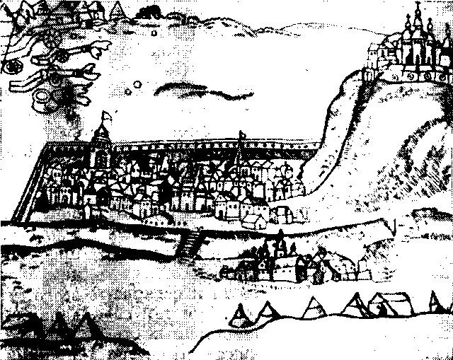 Чигирин Рисунок XVII в Уже в начале XVI в а возможно и раньше население - фото 11