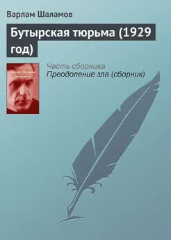 Варлам Шаламов - Бутырская тюрьма (1929 год)