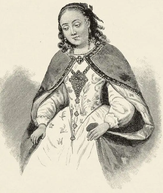 Марина Мнишек Рисунок с картины написанной в 1606 году Все было в движении - фото 49