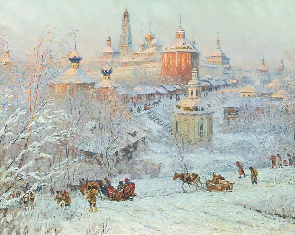 НН Дубовский В обители ТроицеСергиева Лавра 1917 г Россияне требовали - фото 50