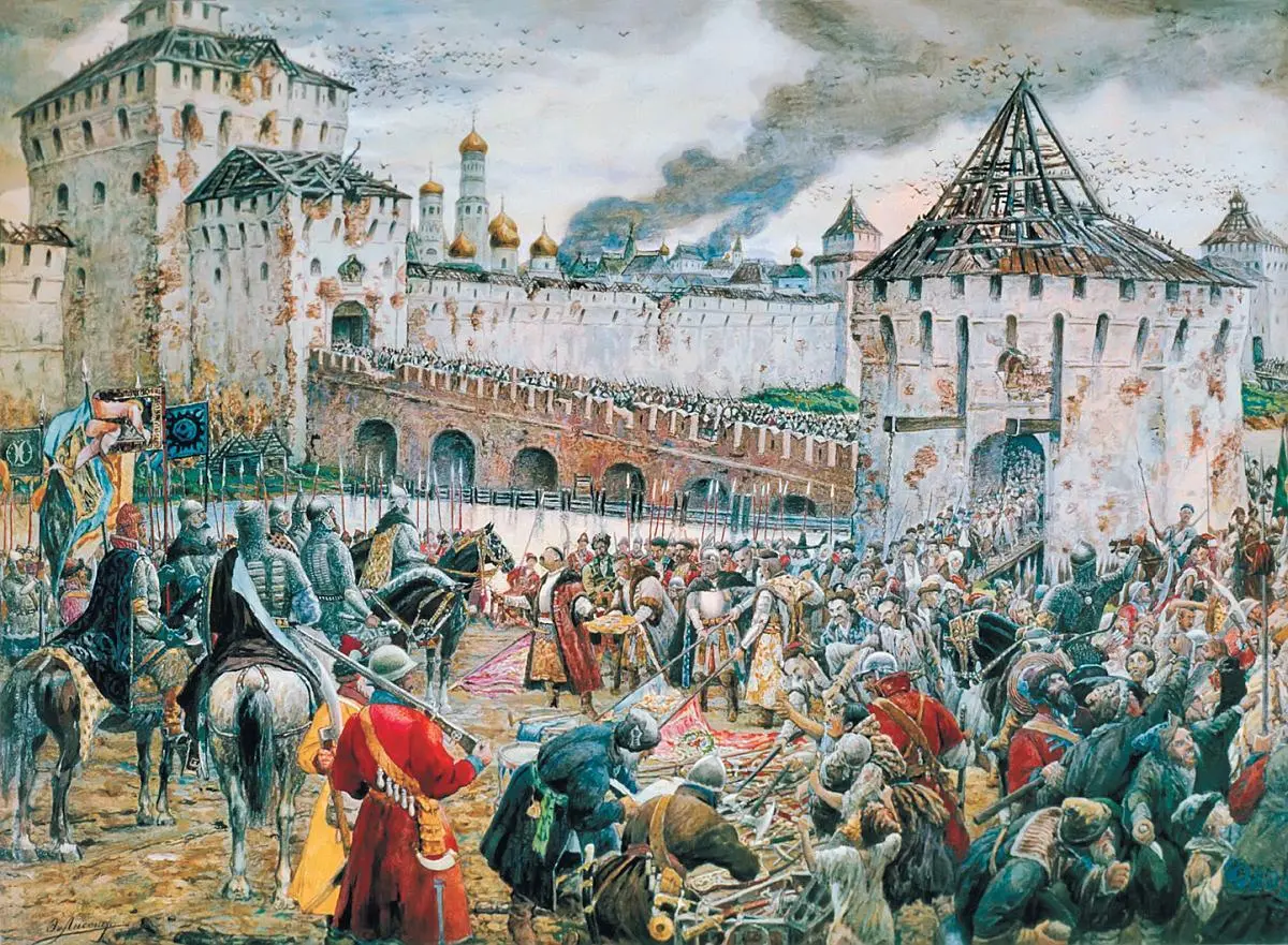 ЭЭ Лисснер Изгнание польских интервентов из Московского Кремля 1612 г - фото 82