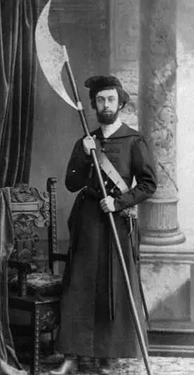 Г Н Шиллинг в роли стрельца в драме А К Толстого Царь Борис 1890 г - фото 46
