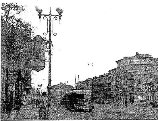 Троллейбус на Первой Мещанской ул ныне просп Мира Фотография 1937 г - фото 6