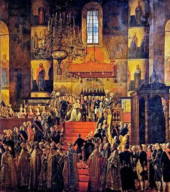 Коронация Павла I и Марии Фёдоровны Художник М Ф Квадаль Сама Нелидова - фото 16