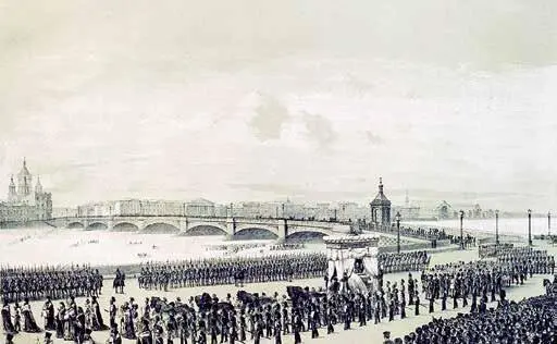 Вынос тела Николая I СанктПетербург Художник В Ф Тимм Австрия - фото 54