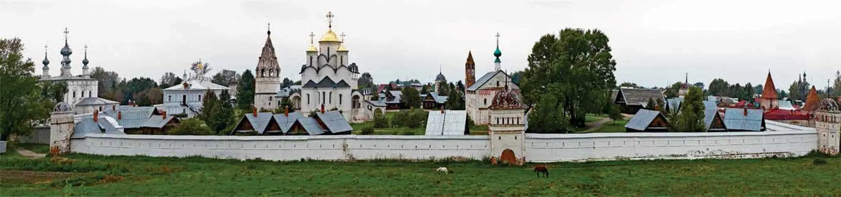 Панорама Суздаля В то время считалось что жить в каменных зданиях вредно - фото 24