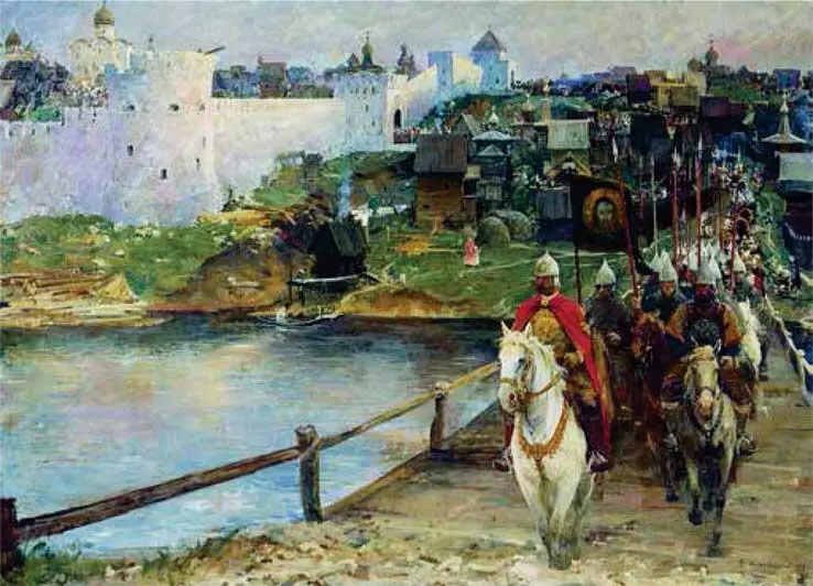 К полю Куликову Художник Е Данилевский 8 сентября 1380 года состоялось - фото 22