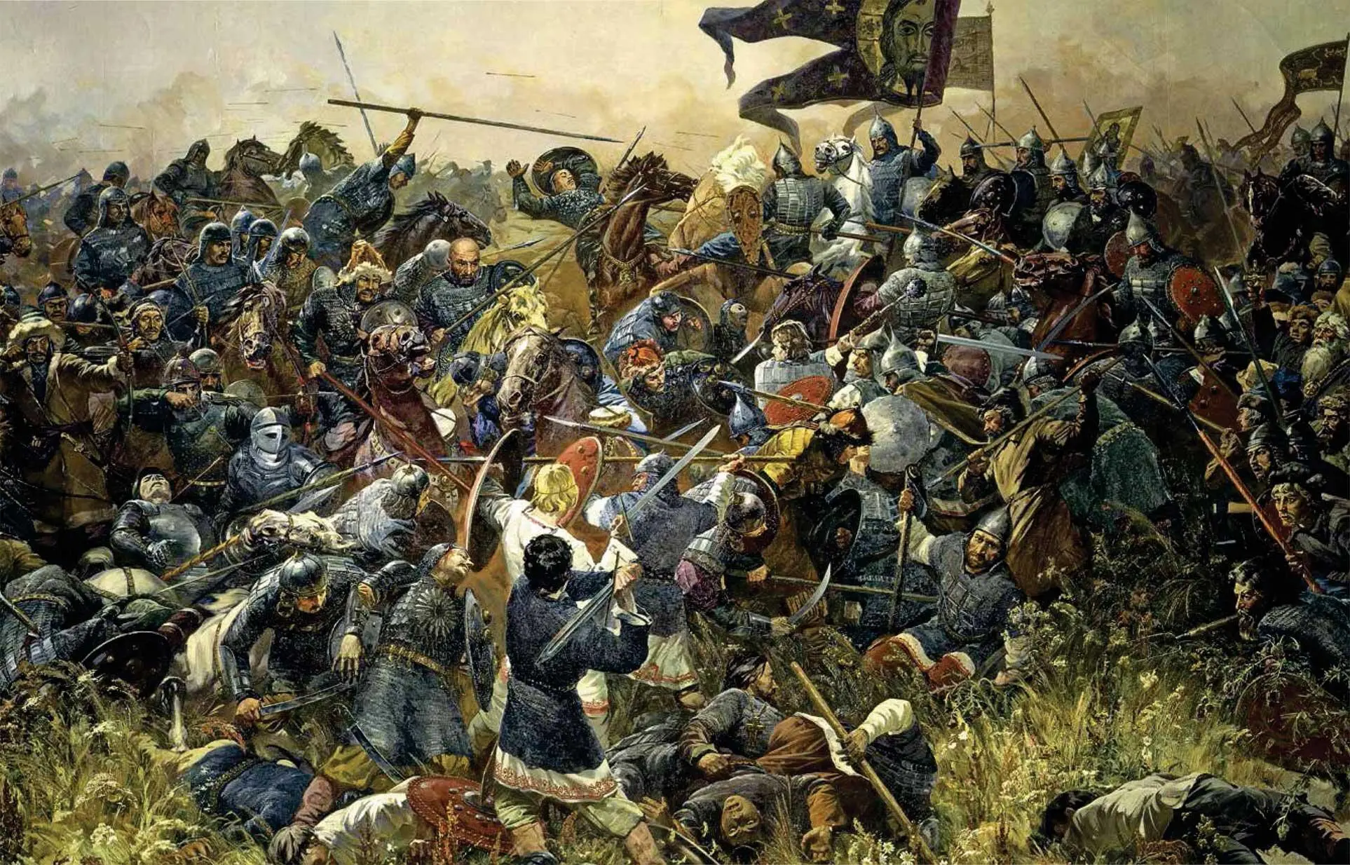 Куликовская битва Художник С Присекин Описание Куликовской битвы - фото 24