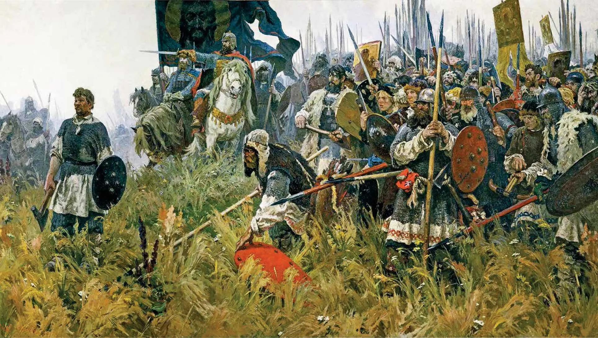 Утро на Куликовом поле Художник А Бубнов Григорианский календарь - фото 35