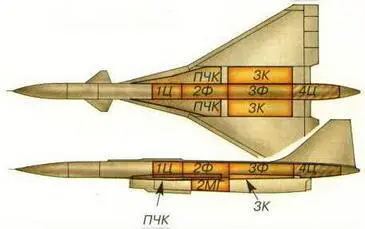 Самолет 103 Топливная система самолета Топливные бакиотсеки были - фото 169