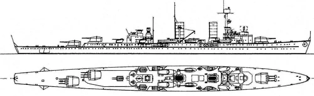 КЁЛЬН в 1943 г НЮРНБЕРГ в 1945 г Эмден в 1938 году с измененной - фото 51