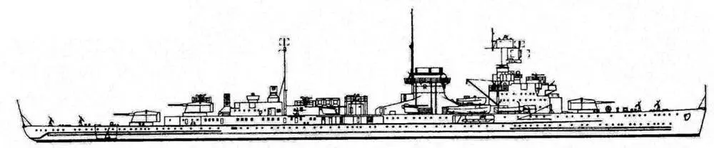 НЮРНБЕРГ в 1945 г Эмден в 1938 году с измененной фокмачтой и укороченной - фото 52