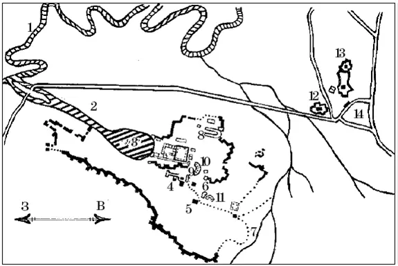 Эфес римской эпохи План раскопок 1 Кайстрос Малый Мендерес 2 канал 3 - фото 31