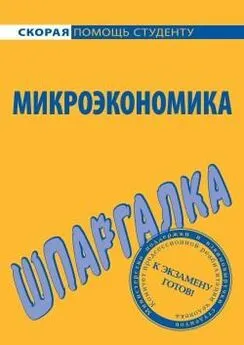 Анна Тюрина - Микроэкономика. Шпаргалка