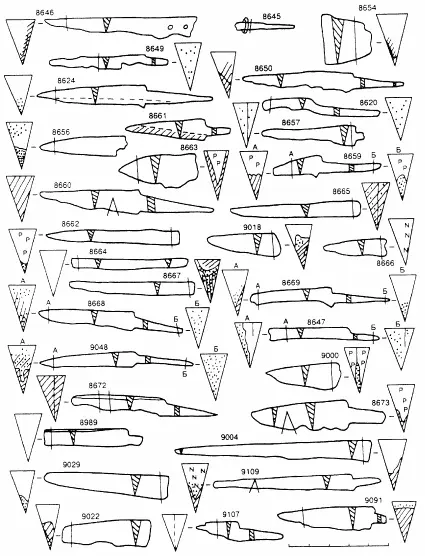 Рис 14 Тверь Ножи XIV в и технологические схемы их изготовления Рис - фото 17