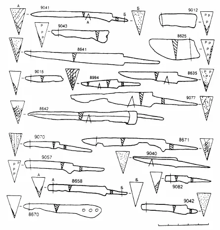 Рис 15 Тверь Ножи XIV в и технологические схемы их изготовления Таким - фото 18