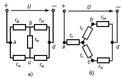 Рис 7 Схема мостовой цепи а и соответствующая ей схема после замены одного - фото 24