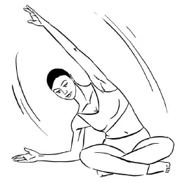 Поменяйте положение рук займите исходную позицию вправо и повторите упражнение - фото 13
