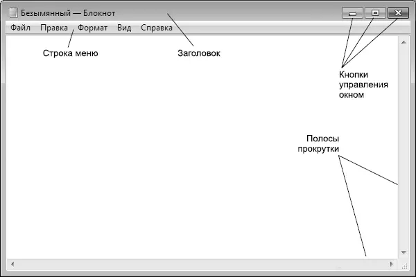 Рис 216Элементы стандартного окна границы окна это внешние края окна - фото 51