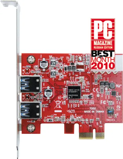 Плата расширения PCI Express x1 добавляющая настольным ПК совместимость с - фото 7