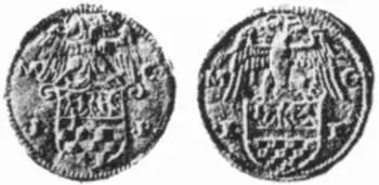 Рис 5 Изображение двуглавого орла на итальянских монетах Кон XV в В XVI в - фото 28
