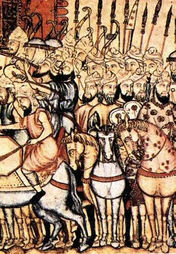 Рис 11 Мусульманские воины Западноевропейская миниатюра Chronik 283 - фото 22