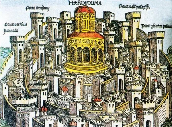 Рис 15 Иерусалим пуп Земли Гравюра XV века Chronik 314 Гдето очень - фото 26