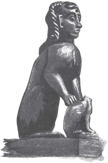 Сфинкс с кошкой XXII династия примерно 950650 гг до н э Сложный обряд - фото 10