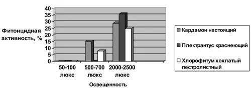 Изученные уровни освещенности соответствуют следующим местам в квартире - фото 10