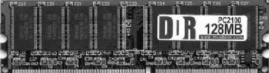 Рис 28 Внешний вид РС2100 DIMM DDR SDRAM 2 DIMM DDR SDRAM У памяти DDR - фото 25
