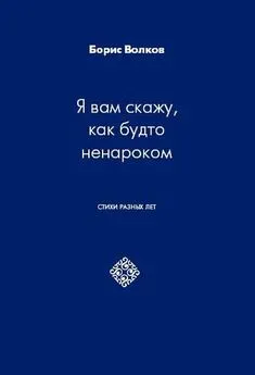 Борис Волков - Я вам скажу, как будто ненароком. Стихи разных лет