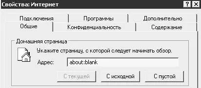 Рис 252Удаление вкладки Безопасность Чтобы вернуть окну Свойства Интернет - фото 57