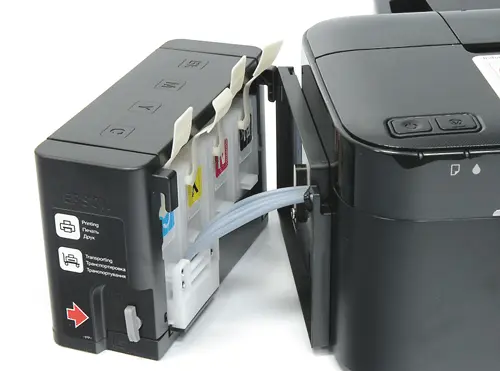Epson L100 отстегиваемый блок резервуаров для чернил позволяет упростить - фото 38