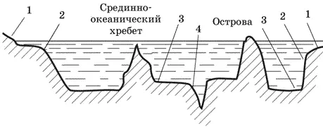 Рис 11 1 материковая отмель шельф продолжение под поверхностью моря - фото 26