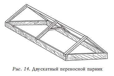 Для изготовления двускатного переносного парника длина которого 5 м ширина - фото 14