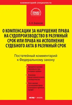 Александр Борисов - Комментарий к Федеральному закону от 30 апреля 2010 г. №68-ФЗ «О компенсации за нарушение права на судопроизводство в разумный срок или права на исполнение судебного акта в разумный срок» (постатейный)