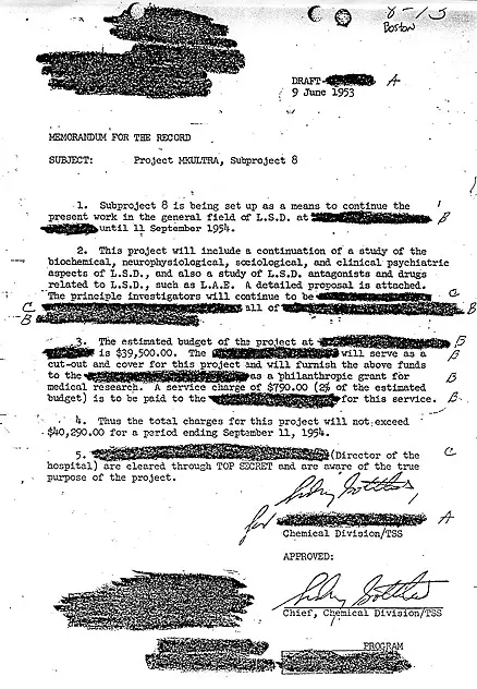 Фото 1 MKULTRA Именно поэтому для охраны лидеров мировых держав службы - фото 1