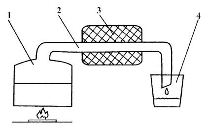 Рис 1 1 Сосуд с брагой 2 Трубказмеевик 3 Сосуд с водой 4 Сосуд для - фото 1