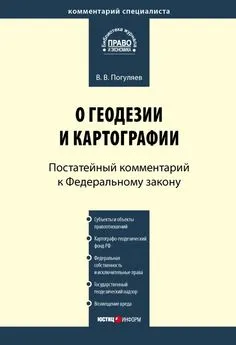 Вадим Погуляев - Комментарий к Федеральному закону от 26 декабря 1995 г. № 209-ФЗ «О геодезии и картографии» (постатейный)